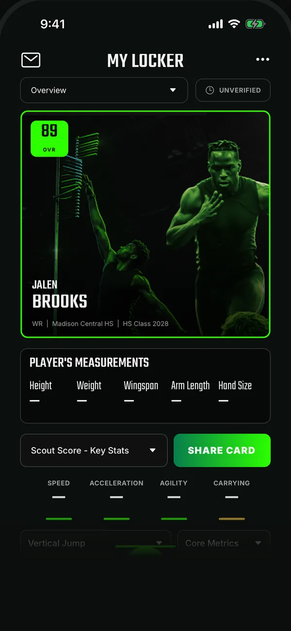 STAMP: My Locker player card